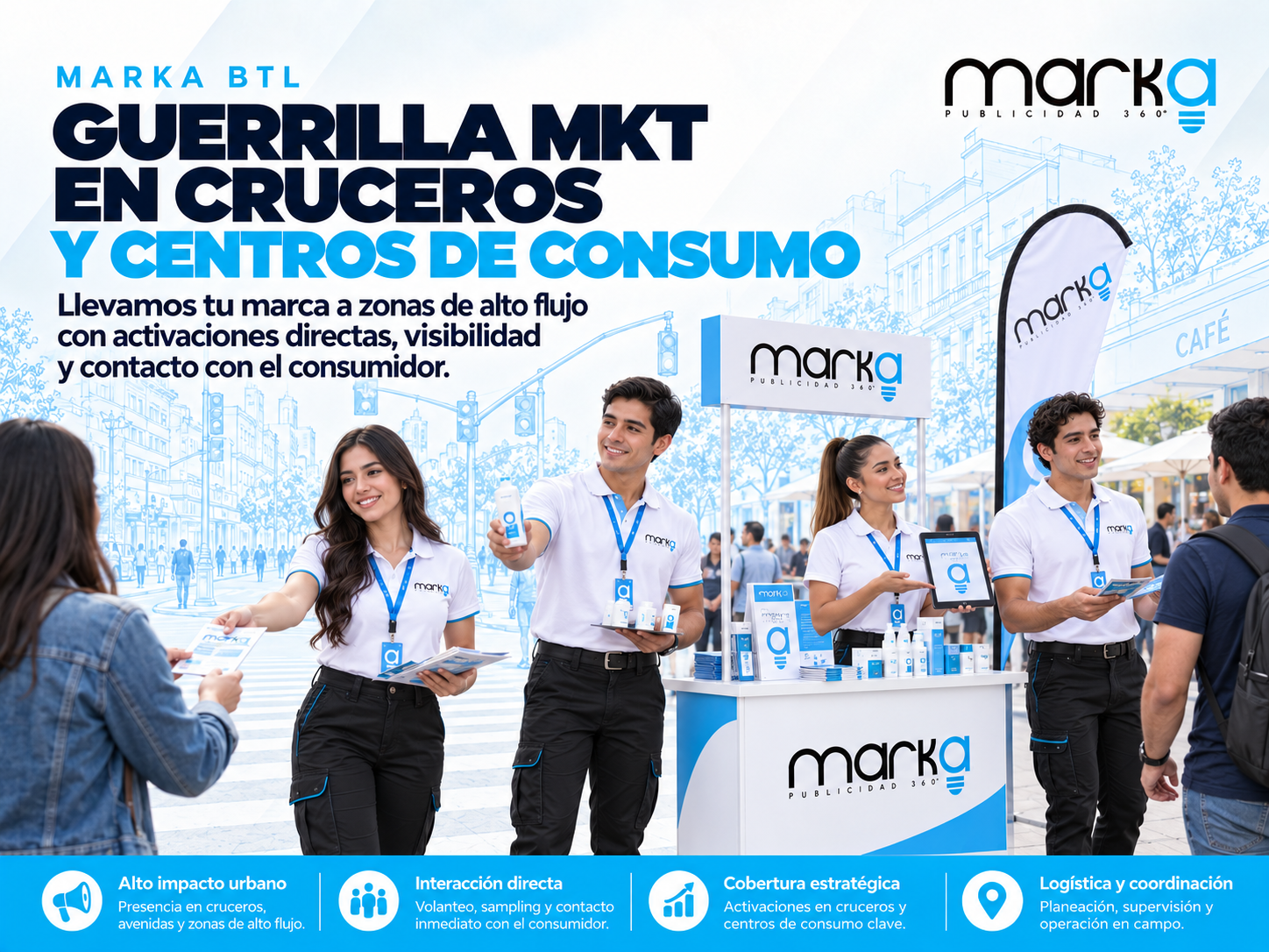 Guerrilla Mkt En Cruceros Y Centros De Consumo